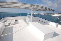Maldives Emperor Atoll Liveaboard - top deck.